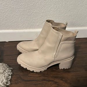 Tan leather boots size 10